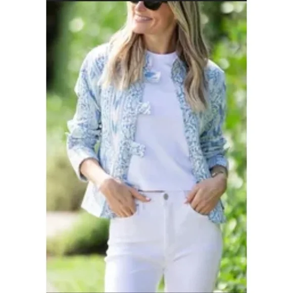 Rare Julia Amory Quilted Dakota Jacket Size M ~ Exellent - Picture 2 of 8